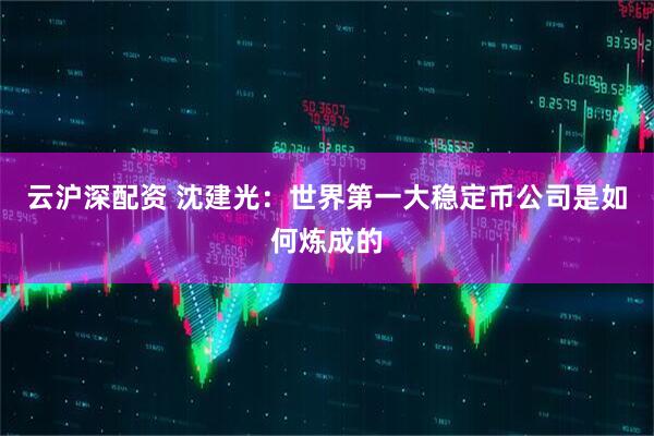 云沪深配资 沈建光：世界第一大稳定币公司是如何炼成的